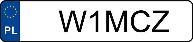 Numer rejestracyjny W1MCZ posiada ALFA ROMEO GIULIA Numer rejestracyjny W1MCZ posiada ALFA ROMEO GIULIA