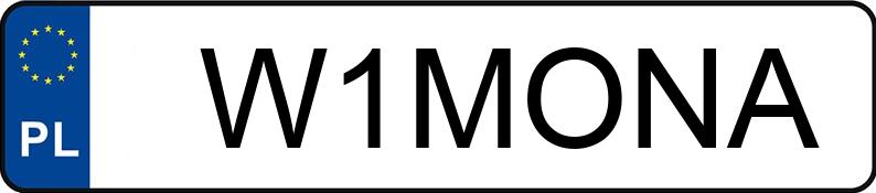 Die Registrierungsnummer W1MONA hat TOYOTA RAV 4 2.2 D-4D MR`09 E5 Luna 4x4