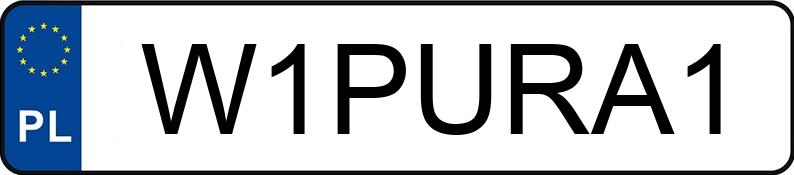 Numer rejestracyjny W1PURA1 posiada TOYOTA RAV 4 2.5 Hybrid MR`22 E6ag Comfort e-CVT