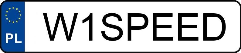 Numer rejestracyjny W1SPEED posiada KAWASAKI Sportowe od 600 ZX-10R