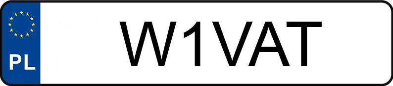Numer rejestracyjny W1VAT posiada PEUGEOT 308 II MR`17 E6 GTI S&S