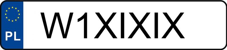 Numer rejestracyjny W1XIXIX posiada AUDI RS6 Avant Quattro 4.0 TFSI MR`11 E5 4G Tiptronic