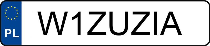 Numer rejestracyjny W1ZUZIA posiada HONDA ACCORD