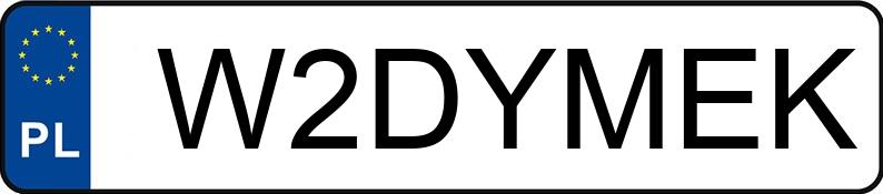 Numer rejestracyjny W2DYMEK posiada AUDI Q5