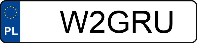 Numer rejestracyjny W2GRU posiada MERCEDES-BENZ CLS 63 AMG MR`15 E6 218 S 4Matic