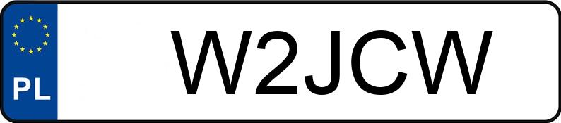 Numer rejestracyjny W2JCW posiada MINI [BMW] Mini Cabrio 2.0 MR`18 E6 Cooper Works