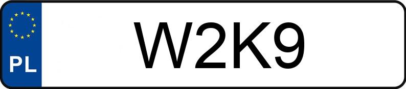 Numer rejestracyjny W2K9 posiada FORD Focus 2.0 EcoBoost MR`15 E6 ST