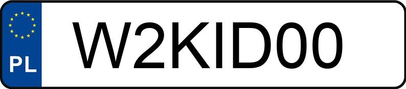 Numer rejestracyjny W2KID00 posiada AUDI A5 Numer rejestracyjny W2KID00 posiada AUDI A5