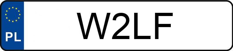 Numer rejestracyjny W2LF posiada JEEP Cherokee II 4.0 XJ Laredo