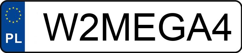 Numer rejestracyjny W2MEGA4 posiada DAF XG 480 FT F52N3