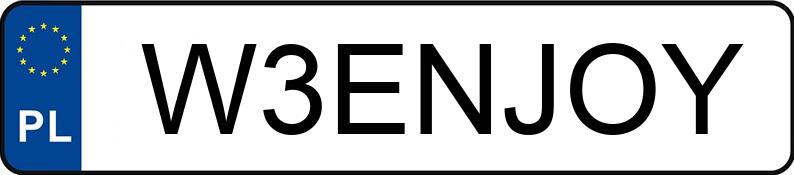 Numer rejestracyjny W3ENJOY posiada VOLVO V90 2.0 D3 MR`17 E6 Kinetic Getr