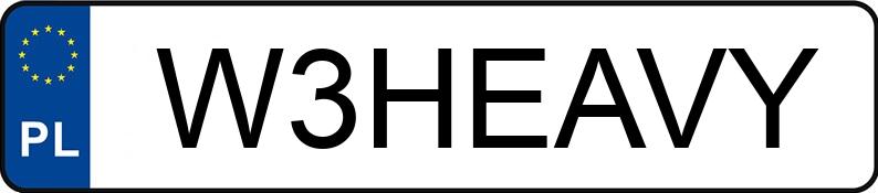 Numer rejestracyjny W3HEAVY posiada BMW 740D XDRIVE