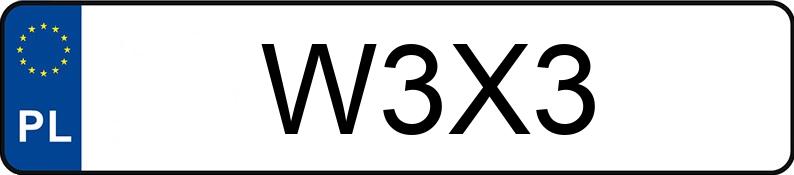 Numer rejestracyjny W3X3 posiada DODGE Grand Caravan 3.6 Kat. MR`11 GT Aut. Numer rejestracyjny W3X3 posiada DODGE Grand Caravan 3.6 Kat. MR`11 GT Aut.