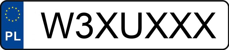 Numer rejestracyjny W3XUXXX posiada BMW M 3 3.0 MR`22 E6d/e G80 xDrive Competition Step