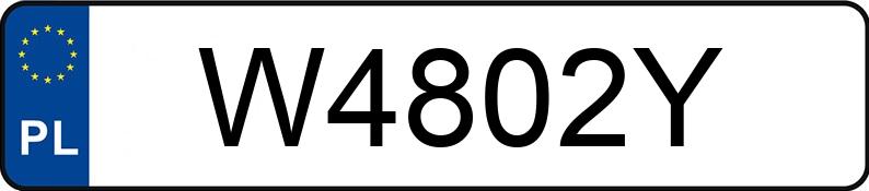 Le numéro d’enregistrement W4802Y a LANCIA YPSILON