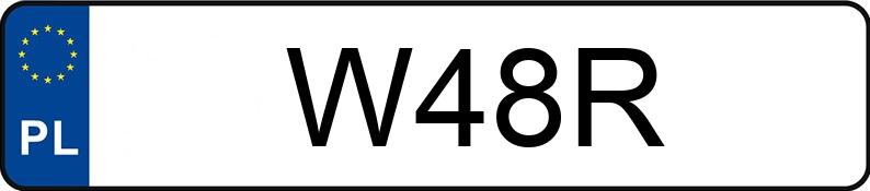 Numer rejestracyjny W48R posiada CHEVROLET EL CAMINO Numer rejestracyjny W48R posiada CHEVROLET EL CAMINO