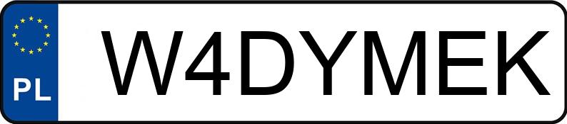 Numer rejestracyjny W4DYMEK posiada CITROEN JUMPER Y