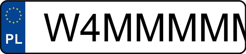 Numer rejestracyjny W4MMMMM posiada BMW M 3 3.0 MR`22 E6d/e G80 xDrive Competition Step Numer rejestracyjny W4MMMMM posiada BMW M 3 3.0 MR`22 E6d/e G80 xDrive Competition Step