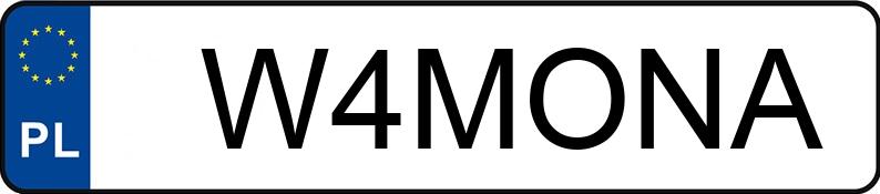 Numer rejestracyjny W4MONA posiada FORD Focus 2.0 TDCi MR`15 E6 Trend