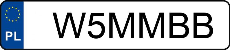 Numer rejestracyjny W5MMBB posiada BMW M 550 3.0 Diesel MR`10 E5 F10 xDrive Steptronic Numer rejestracyjny W5MMBB posiada BMW M 550 3.0 Diesel MR`10 E5 F10 xDrive Steptronic