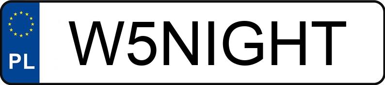 Numer rejestracyjny W5NIGHT posiada BMW 630I Numer rejestracyjny W5NIGHT posiada BMW 630I