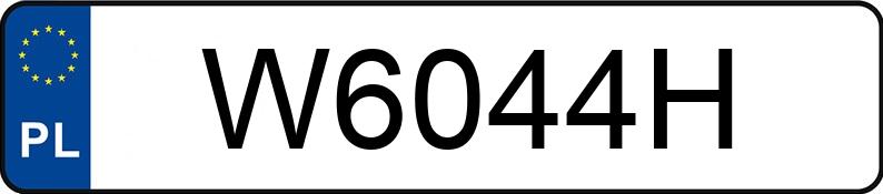 Numer rejestracyjny W6044H posiada HONDA CBF600S Numer rejestracyjny W6044H posiada HONDA CBF600S