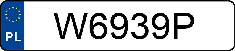 Numer rejestracyjny W6939P posiada TOYOTA Corolla 2.0 Hybrid MR`23 E6d Style e-CVT