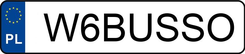 Numer rejestracyjny W6BUSSO posiada ALFA ROMEO GTV 3.2 24V Kat. MR`03 E3 916 GTV 3.2 24V Kat. MR`03 E3 916