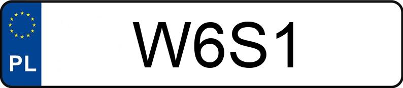 Numer rejestracyjny W6S1 posiada BMW M5 Numer rejestracyjny W6S1 posiada BMW M5