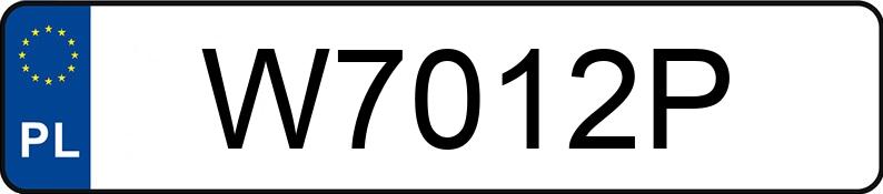 Numer rejestracyjny W7012P posiada TOYOTA ProAce City Verso 1.2 MR`24 E6EA 2.2t Family S&S