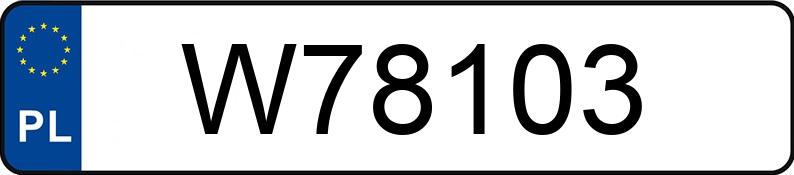 Numer rejestracyjny W78103 posiada MAZDA 3 - 2.0 MR`19 E6 Prime-Line