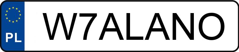 Numer rejestracyjny W7ALANO posiada BMW 435I Numer rejestracyjny W7ALANO posiada BMW 435I