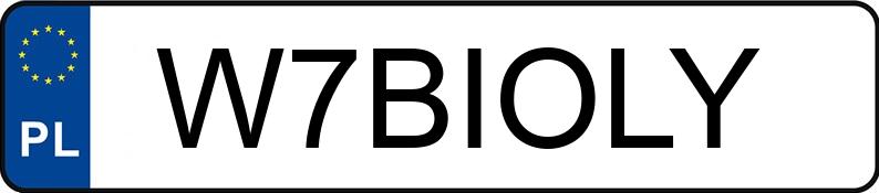 Numer rejestracyjny W7BIOLY posiada BMW 525D TOURING Numer rejestracyjny W7BIOLY posiada BMW 525D TOURING