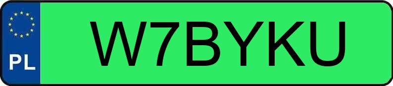 Numer rejestracyjny W7BYKU posiada MERCEDES-BENZ CLA 250+