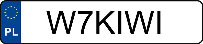 Numer rejestracyjny W7KIWI posiada AUDI S3 LIMOUSINE Numer rejestracyjny W7KIWI posiada AUDI S3 LIMOUSINE