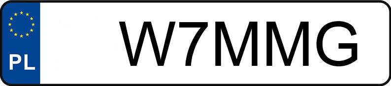 Numer rejestracyjny W7MMG posiada MERCEDES-BENZ S 350 d MR`13 E6 222