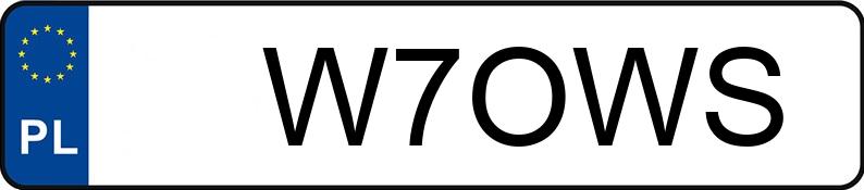 Numer rejestracyjny W7OWS posiada AUDI A1 1.2 TFSI MR`10 E5 8X Ambition