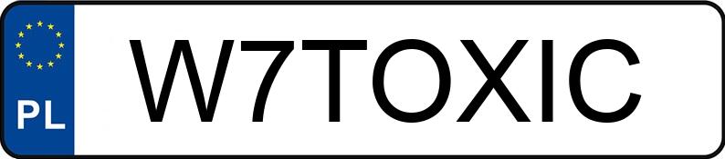 Numer rejestracyjny W7TOXIC posiada BMW 435 Numer rejestracyjny W7TOXIC posiada BMW 435