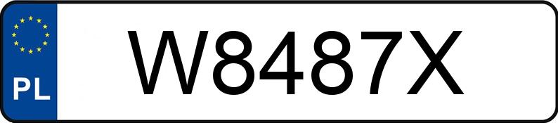 Numer rejestracyjny W8487X posiada DACIA Sandero 1.0 Tce MR`17 E6c SL Celebration