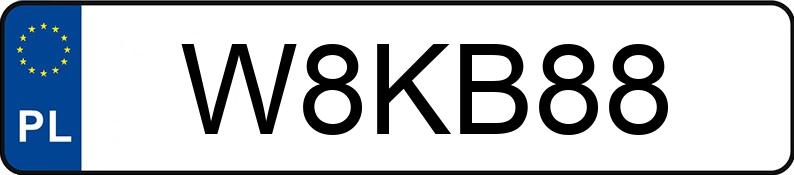 Registreringsnummeret W8KB88 har MERCEDES-BENZ G 450 d MR`24 E6e W465 Exclusive
