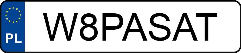 Numer rejestracyjny W8PASAT posiada VOLKSWAGEN PASSAT Numer rejestracyjny W8PASAT posiada VOLKSWAGEN PASSAT