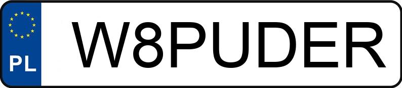 Numer rejestracyjny W8PUDER posiada BMW 535I Numer rejestracyjny W8PUDER posiada BMW 535I