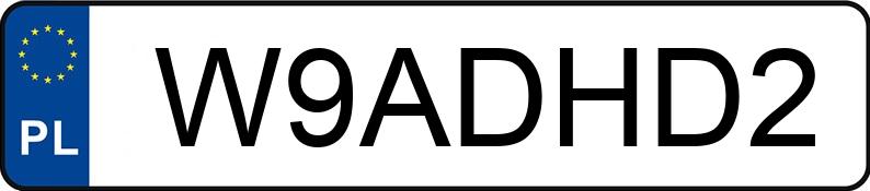 Numer rejestracyjny W9ADHD2 posiada BMW M 3 Coupe 4.0 MR`06 E4 E92 M 3 Coupe 4.0 MR`06 E4 E92