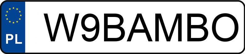 O número de registro W9BAMBO tem ISUZU D-Max 1.9 MR`20 E6 3.1t L