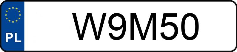 Numer rejestracyjny W9M50 posiada BMW X7 M50I Numer rejestracyjny W9M50 posiada BMW X7 M50I