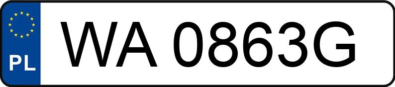 Numer rejestracyjny WA 0863G posiada KIA STONIC - WA0863G