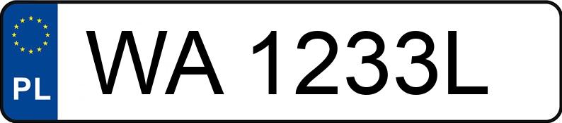 Numer rejestracyjny WA 1233L posiada CITROEN DS3 1.6 16V VTi MR`09 E5 So Chic - WA1233L