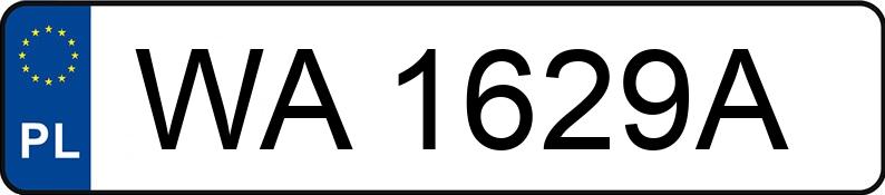 Numer rejestracyjny WA 1629A posiada SKODA FABIA - WA1629A