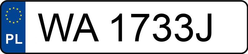 Numer rejestracyjny WA 1733J posiada SKODA OCTAVIA - WA1733J Numer rejestracyjny WA 1733J posiada SKODA OCTAVIA - WA1733J