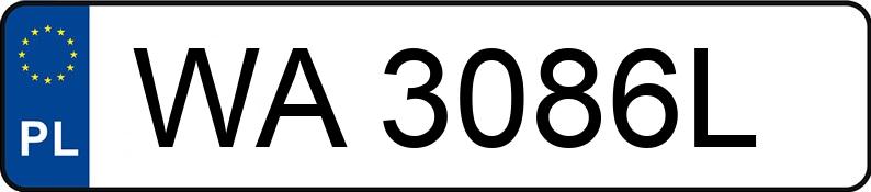 Numer rejestracyjny WA 3086L posiada LEXUS IS 220 - WA3086L